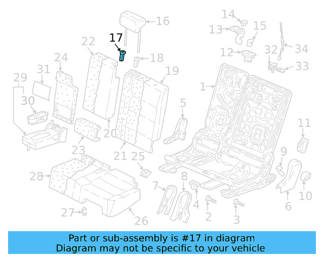 Headrest Guide 5TA-883-920-A-82V - View 17