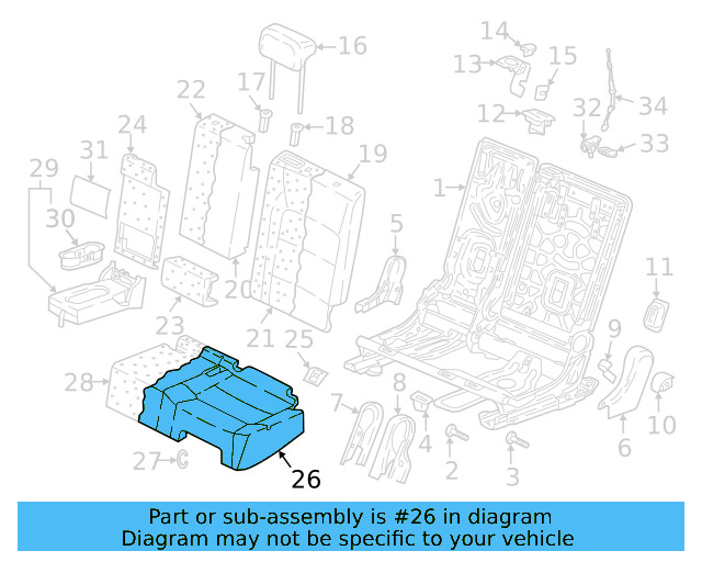 Seat Cover 5NN-885-405-D-EQZ - View 3