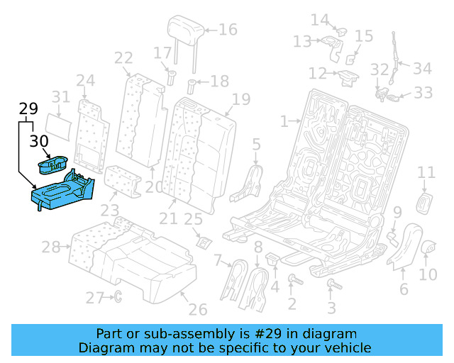 Armrest 5NN-885-205-LI8 - View 5