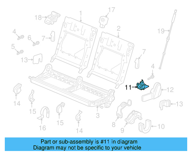 Mount Bracket 5QF-888-170-A - View 3