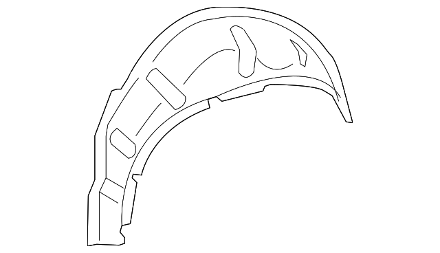 Outer Wheelhouse 5N0-809-410 - View 4