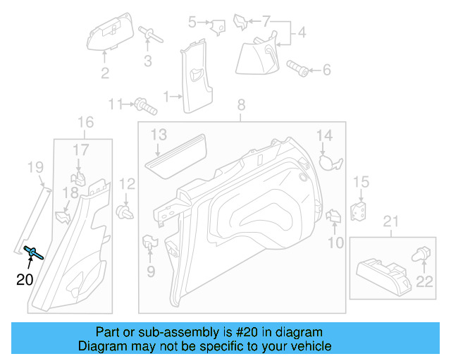 Baffle Rivet N-905-763-01 - View 3