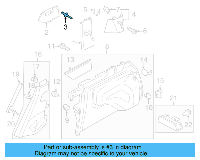 Baffle Rivet N-905-763-01 - View 6