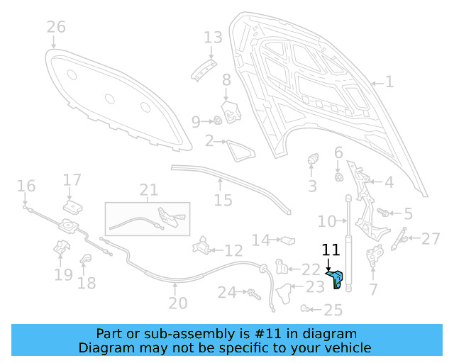 Support Strut Mount Bracket 3G8-823-402 - View 3