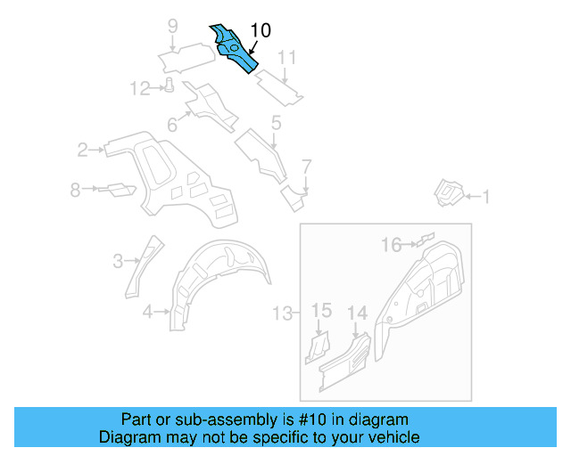 Upper Reinforced 5N0-809-550 - View 2
