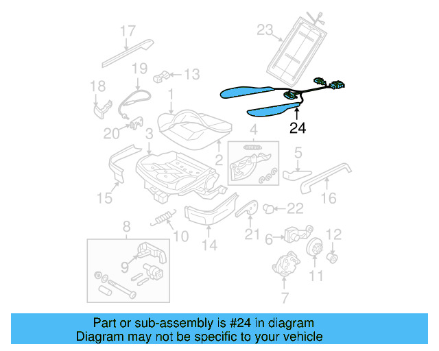Seat Cushion Heater 1C0-963-556-A - View 9