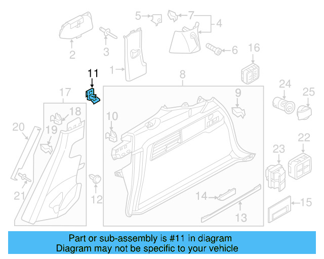 Power Outlet Cap 1K0-919-341-J-9B9 - View 44
