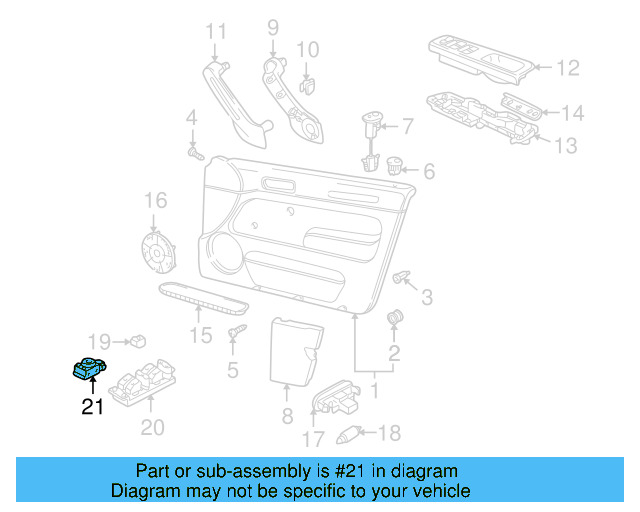 Mirror Switch 1J1-959-565-B-01C - View 13