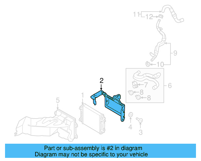 Upper Mount 1K0-121-367-M - View 16