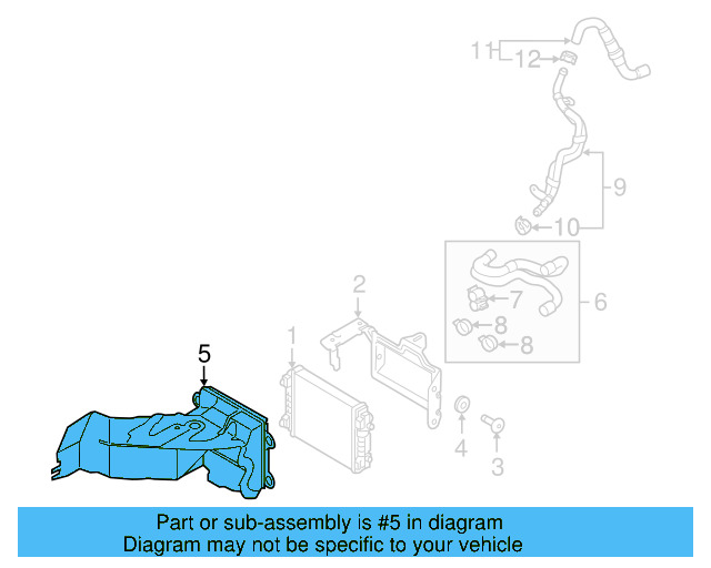 Air Duct 5C6-121-333-B - View 2