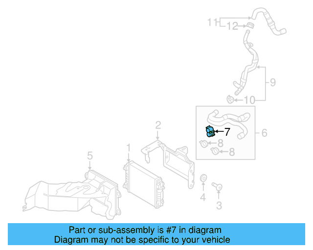 Hose Assembly Holder 5Q0-121-093-BD - View 12