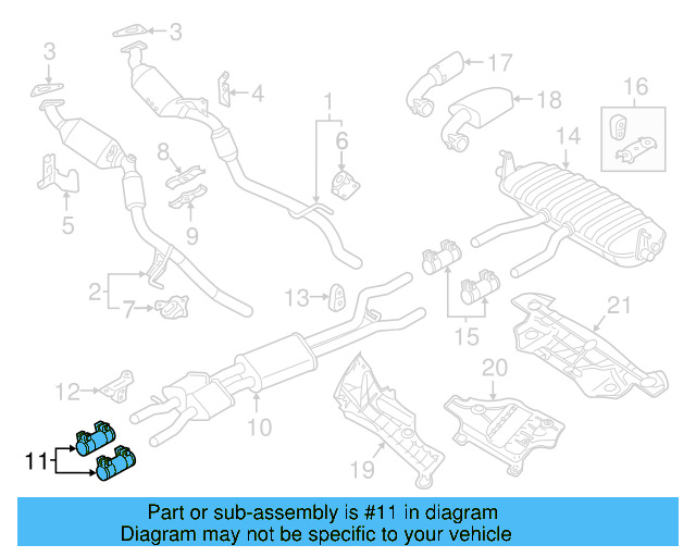 Rear Muffler Clamp 1K0-253-141-S - View 45