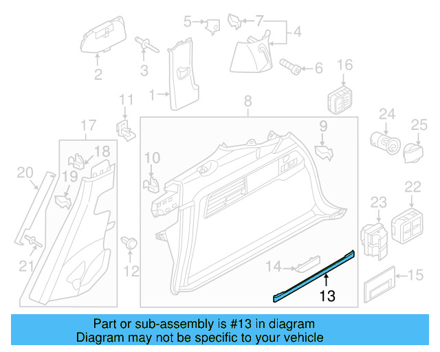 Seat Switch 7P6-959-519 - View 3