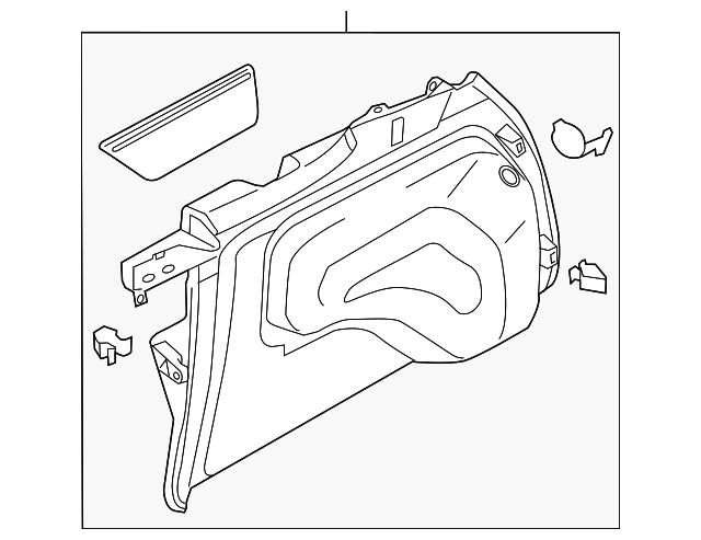 Quarter Trim Assembly 7P6-867-037-E-EOA - View 4