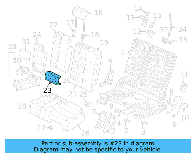 Seat Back Pad 5NN-885-776-C