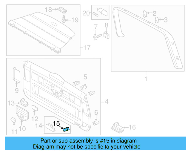 O'head Lamp Bulb N-017-753-5 - View 139