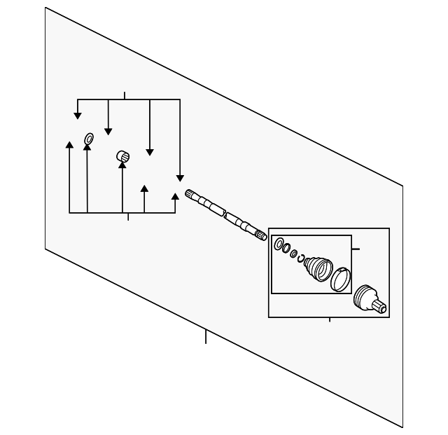 Axle Assembly 1K0-407-272-EB - View 3