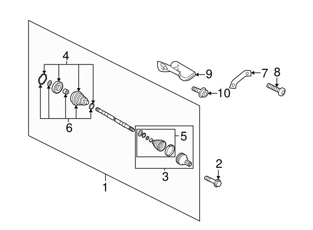 Inner Joint Assembly 1K0-498-103-X - View 27