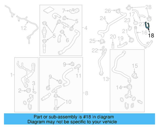 Temp Sensor Retainer Spring 032-121-142 - View 11
