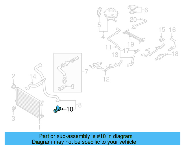 Adapter 1J0-122-291-G - View 18