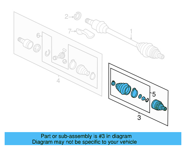 Outer Joint Assembly 5C0-498-099-C - View 16