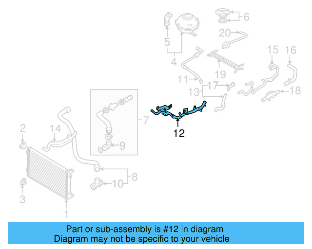 Water Pipe 038-121-065-BG - View 7