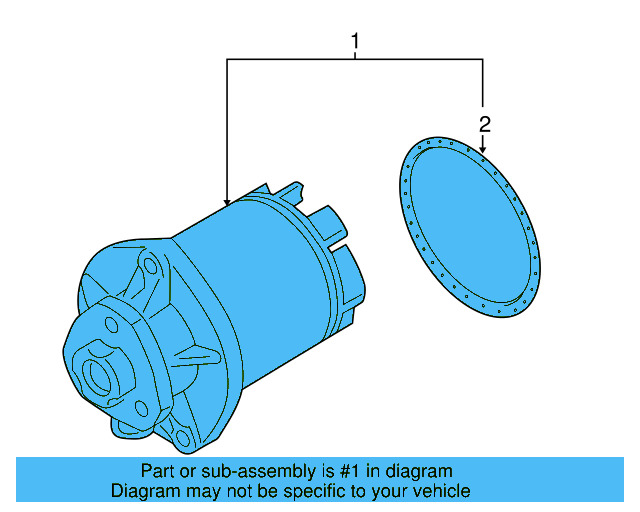 Water Pump Assembly 07K-121-011-B - View 3