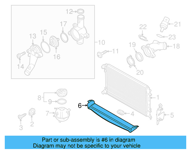 Lower Air Guide 5N0-121-341-B - View 10