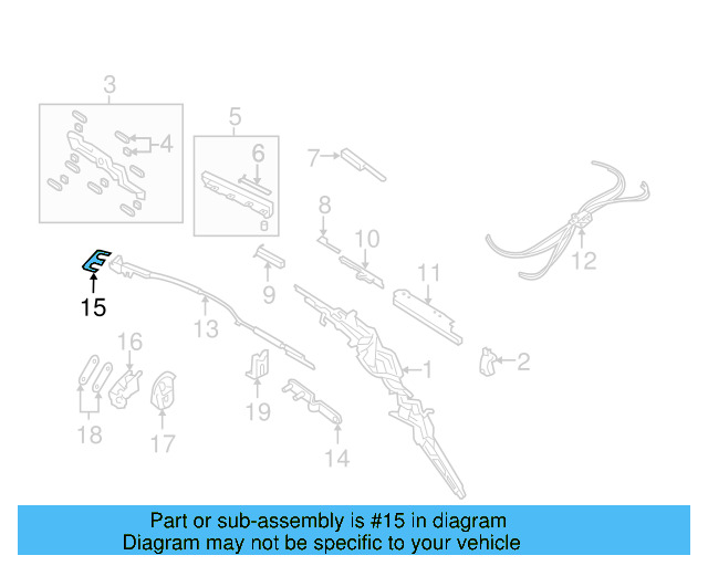Spacer Plate 1Q0-898-887 - View 2