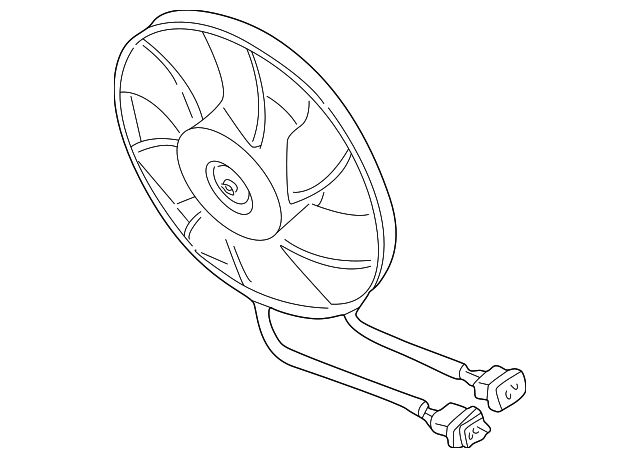 Cooling Fan 1J0-959-455-S - View 2