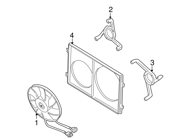 Cooling Fan 1J0-959-455-S - View 3