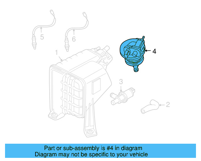 Leak Detect Pump 7L0-906-271-C - View 5