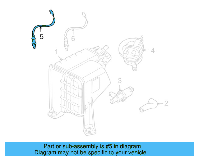 Oxygen Sensor 1K0-998-262-K - View 8