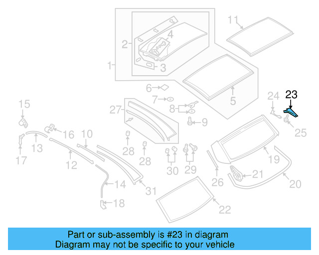 Latch 1Q0-871-321 - View 3