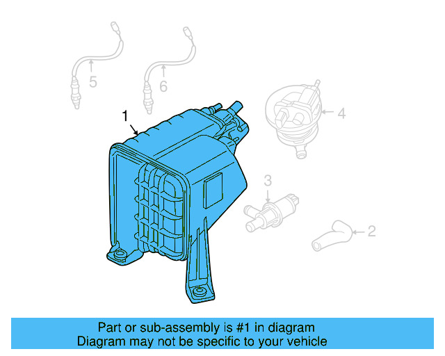 Vapor Canister 7L0-201-801-L - View 5