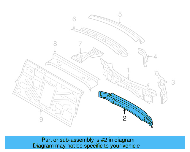 Lower Panel 3D5-813-307-A - View 4