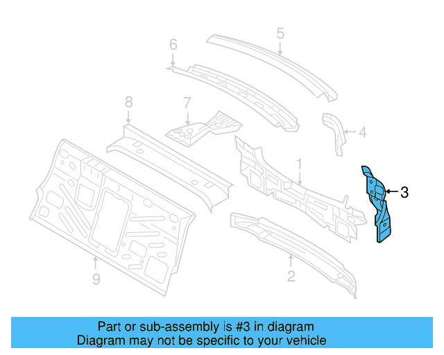 Tail Lamp Pocket 3D5-813-319-C - View 3