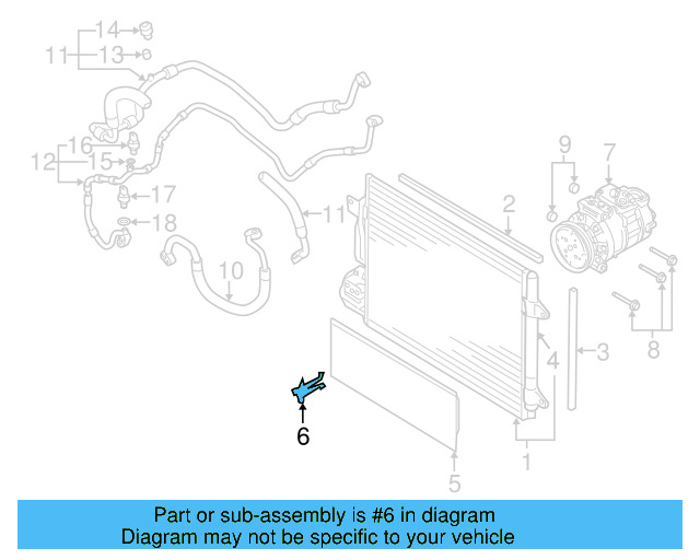 Grille Clip 3D0-867-646 - View 30