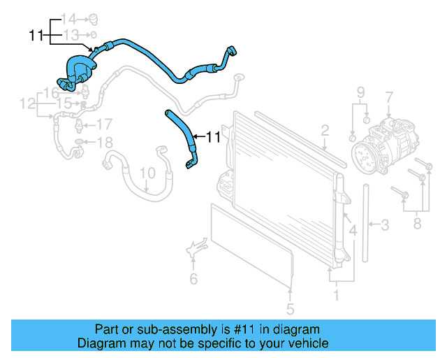 AC Hoses 1K0-820-743-FG - View 12