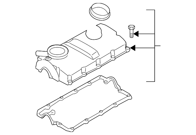 Valve Cover 038-103-469-AF - View 2