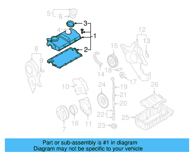 Valve Cover 038-103-469-AF - View 6