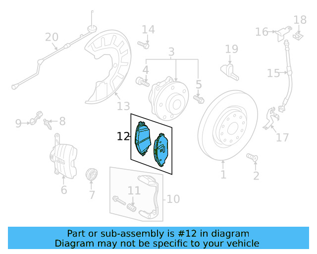 Brake Lining 5Q0-698-151-M - View 15
