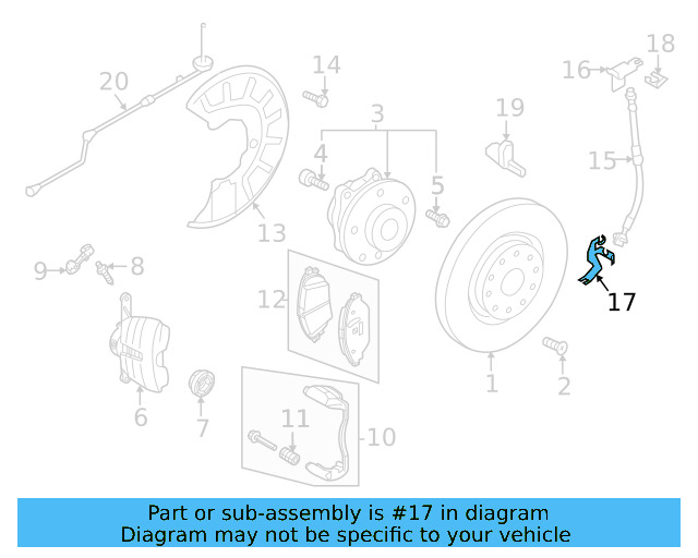 Brake Hose Lower Bracket 561-611-841 - View 7