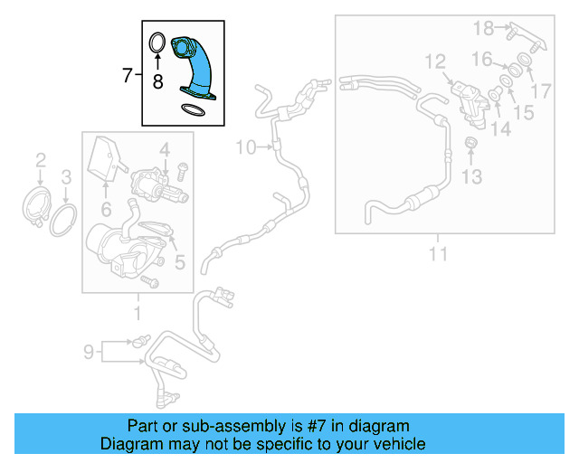 Connector Pipe 04L-131-521-G - View 3