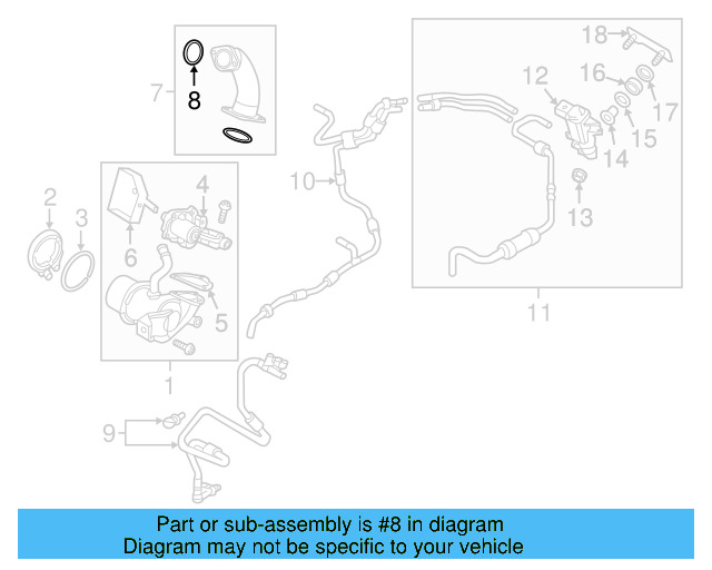 Connector Pipe Gasket 04L-131-547-T - View 4