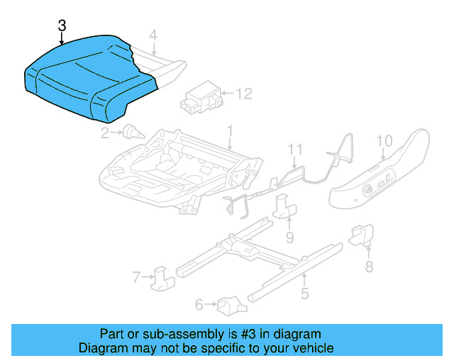 Seat Cover 3C8-881-405-EK-TIB