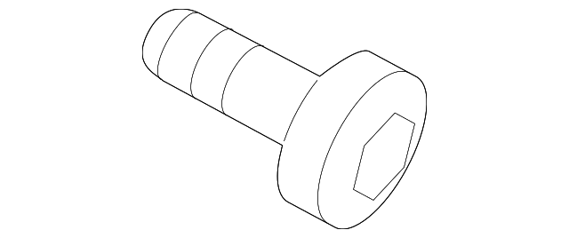 Upper Center Pillar Trim Screw N-105-995-01 - View 3