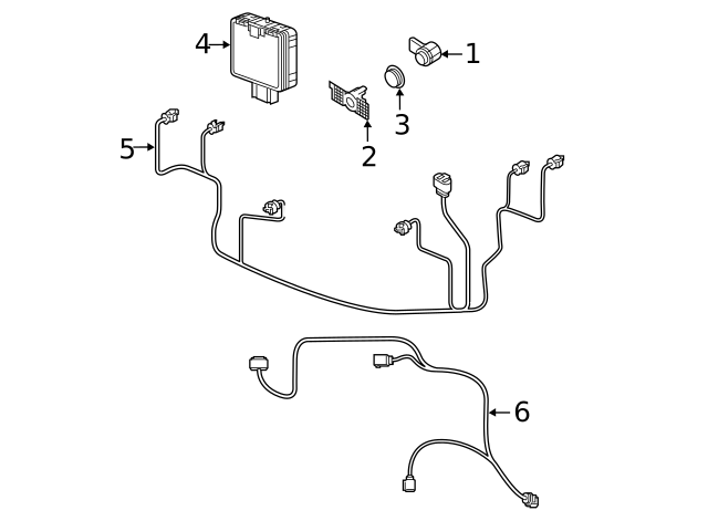 Park Sensor Seal 5Q0-919-133-9B9 - View 74