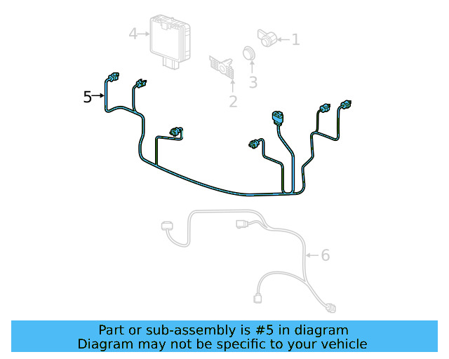 Wire Harness 561-971-095-H - View 5