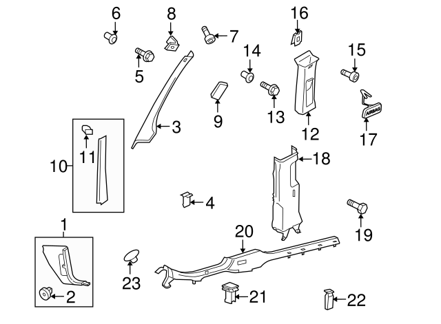 Body A 3B0-858-137 - View 9